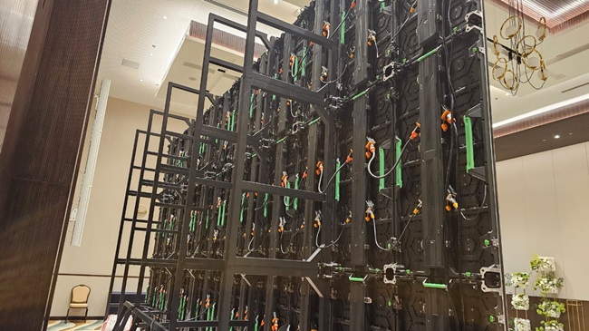 吉布提室內(nèi)活動[敏感詞]：華邦瀛P3.91租賃屏6米×3米案例分享